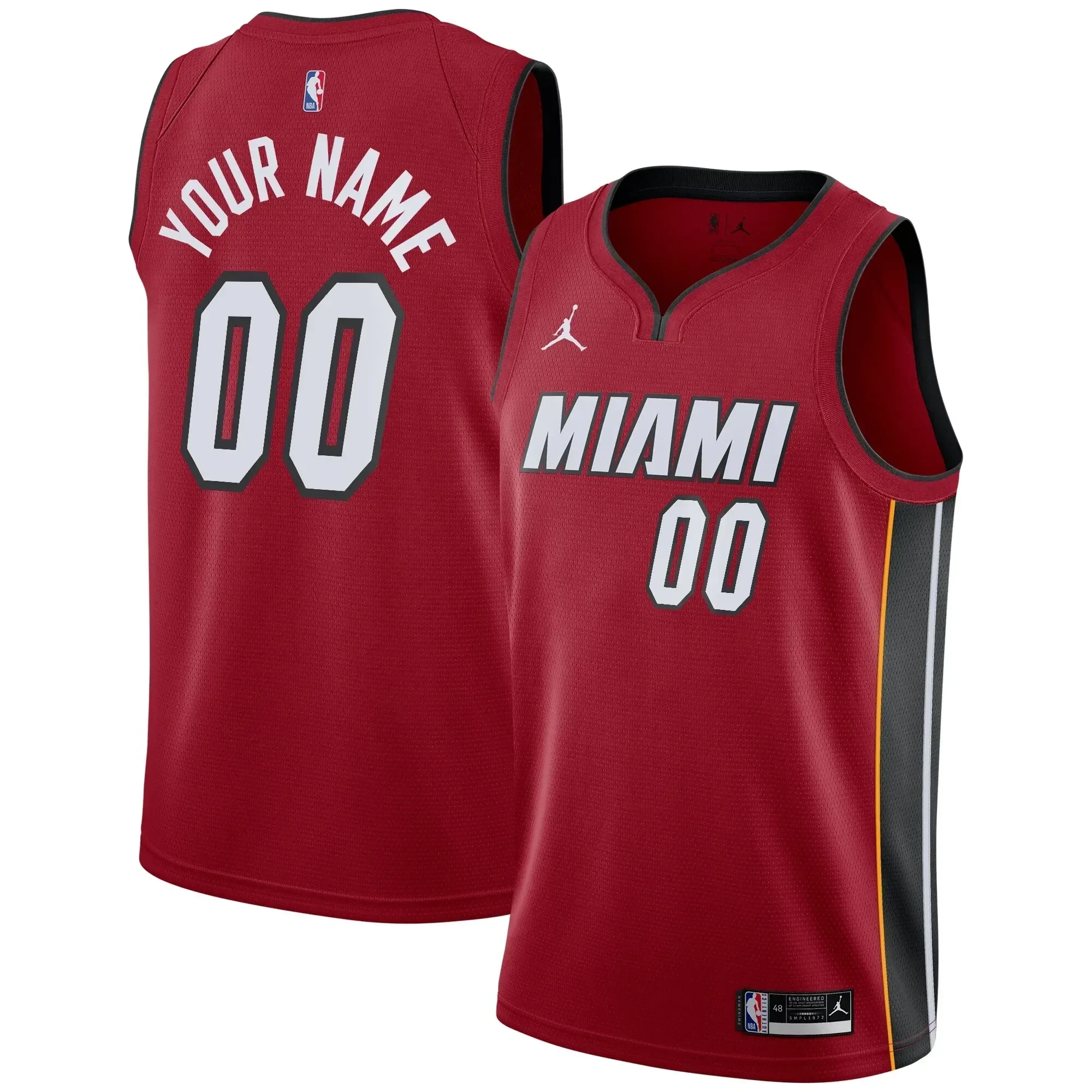 Miami Heat Swingman Custom Jersey - Statement Edition - Red - JS665
