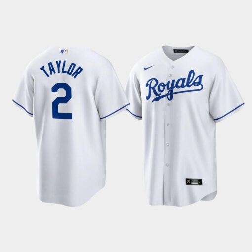 Michael A. Taylor 2 Kansas City Royals White Home Player Jersey Jersey
