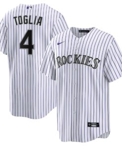Michael Toglia 4 Colorado Rockies Home Men Jersey - White