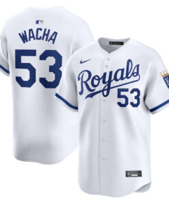 Michael Wacha 53 Kansas City Royals Home Limited Player Men Jersey - White