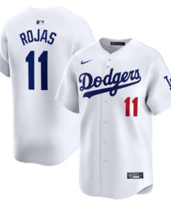 Miguel Rojas 11 Los Angeles Dodgers Home Limited Player Men Jersey - White