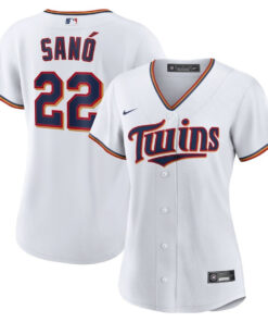 Miguel Sano 22 Minnesota Twins Women's Home Player Jersey - White