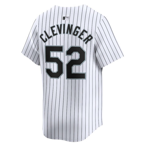 Mike Clevinger 52 Chicago White Sox Home Limited Player Men Jersey - White - Image 3