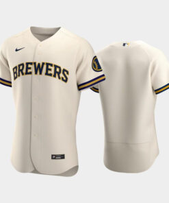 Milwaukee Brewers Home Team Cream Jersey Jersey