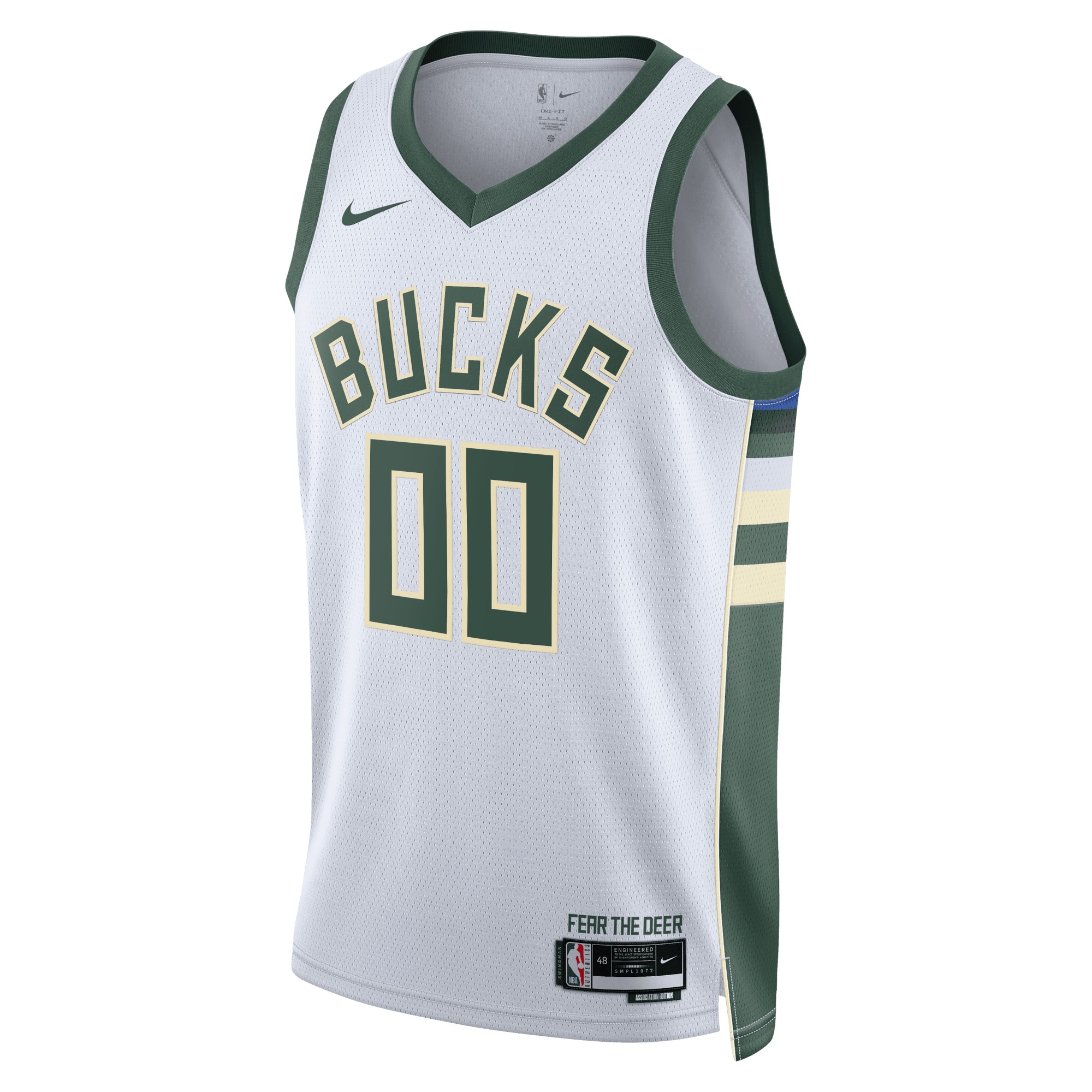 Milwaukee Bucks Association Swingman Jersey - Custom - Unisex - JS385