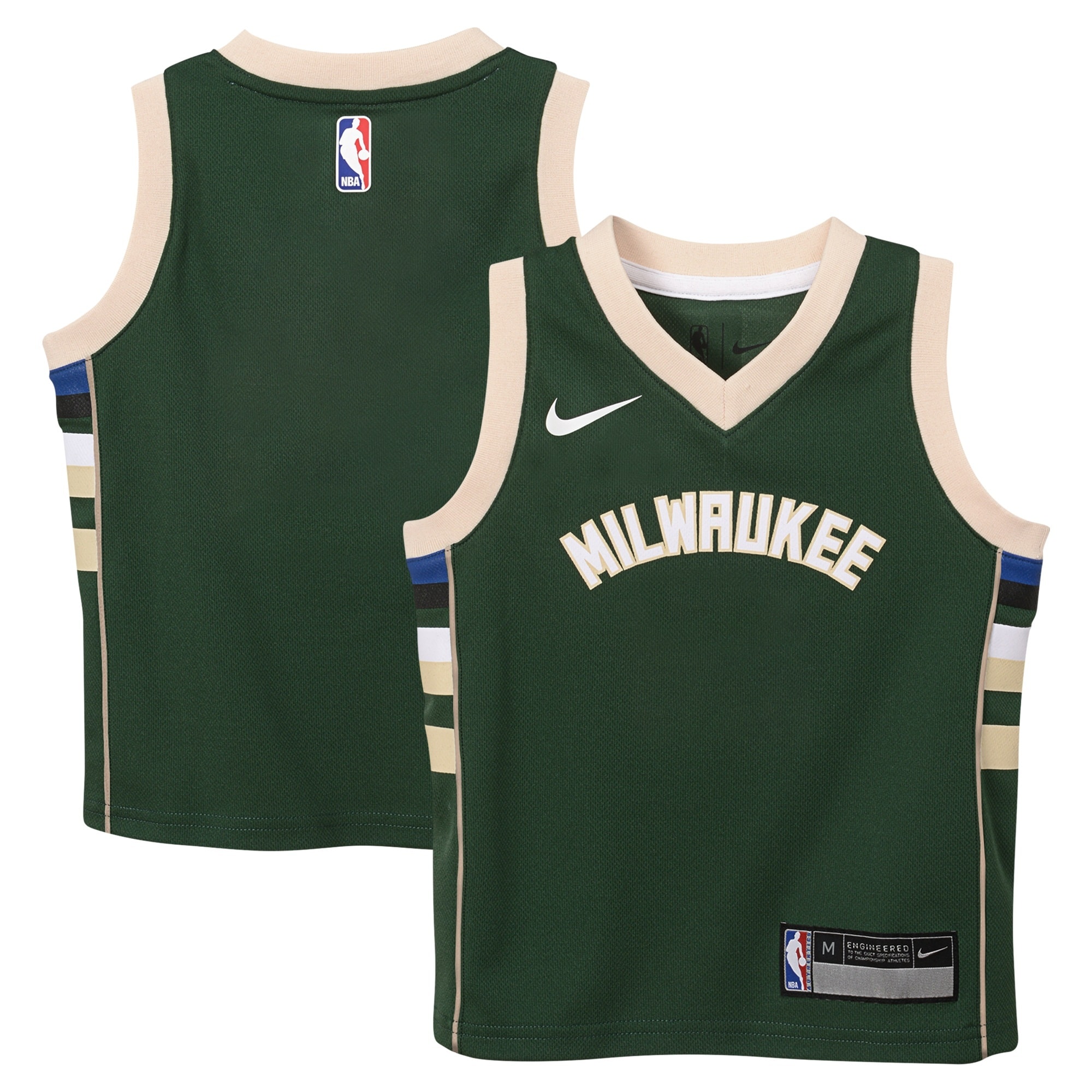 Milwaukee Bucks Icon Jersey - Custom - Toddler - JS964