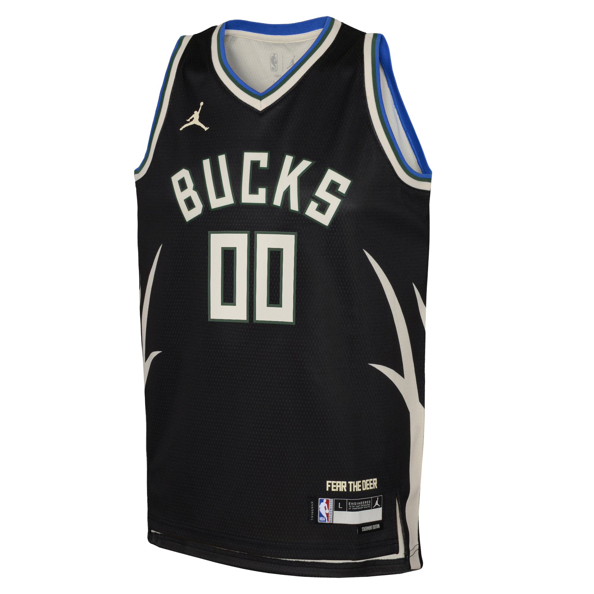 Milwaukee Bucks Jordan Statement Swingman Jersey 22 - Custom - Youth - JS554