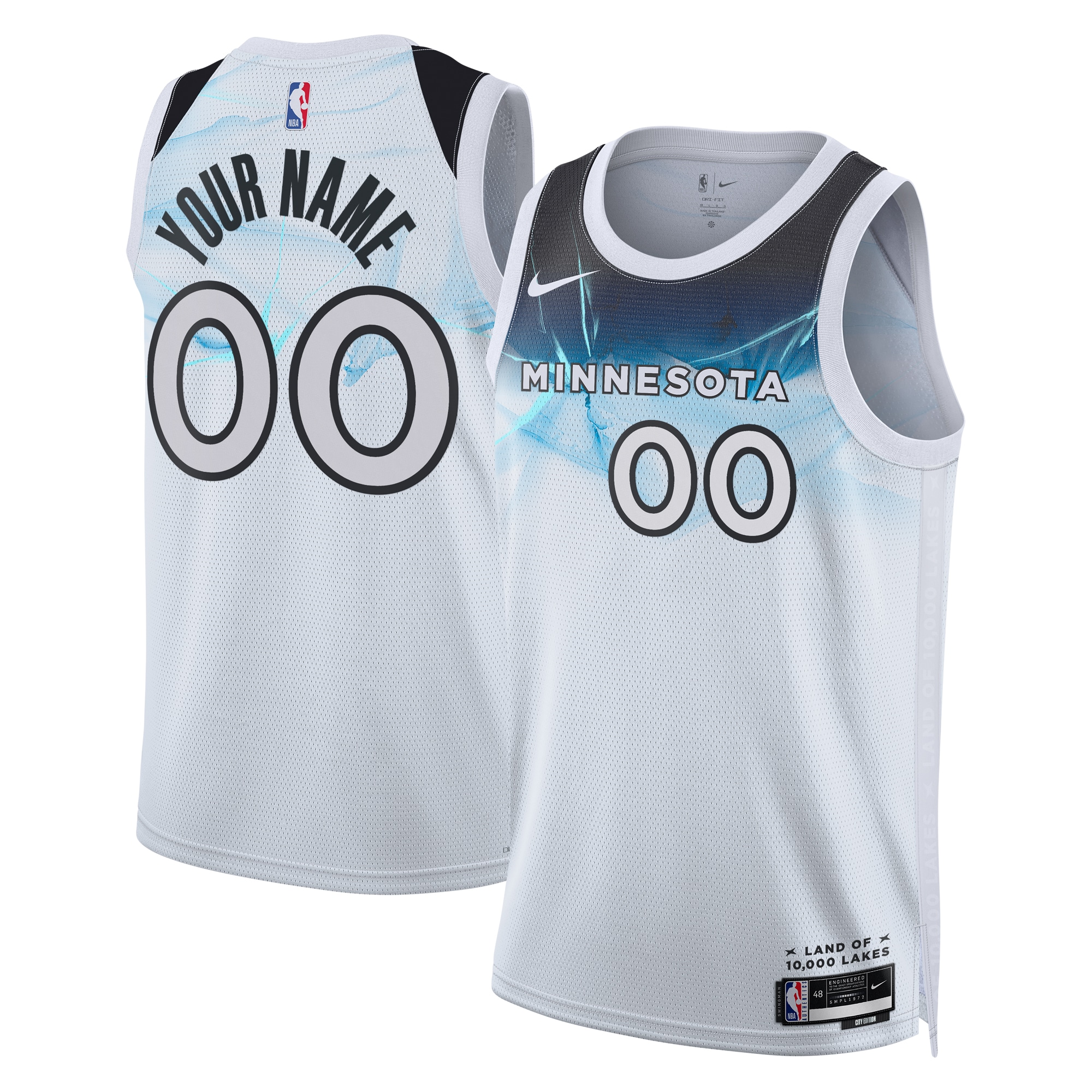 Minnesota Timberwolves City Edition Swingman Jersey 2024 - Custom - Unisex - JS282