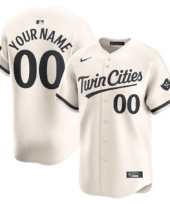Minnesota Twins Alternate Limited Custom Men Jersey - Cream