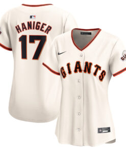 Mitch Haniger 17 San Francisco Giants Women Home Limited Player Jersey - Cream