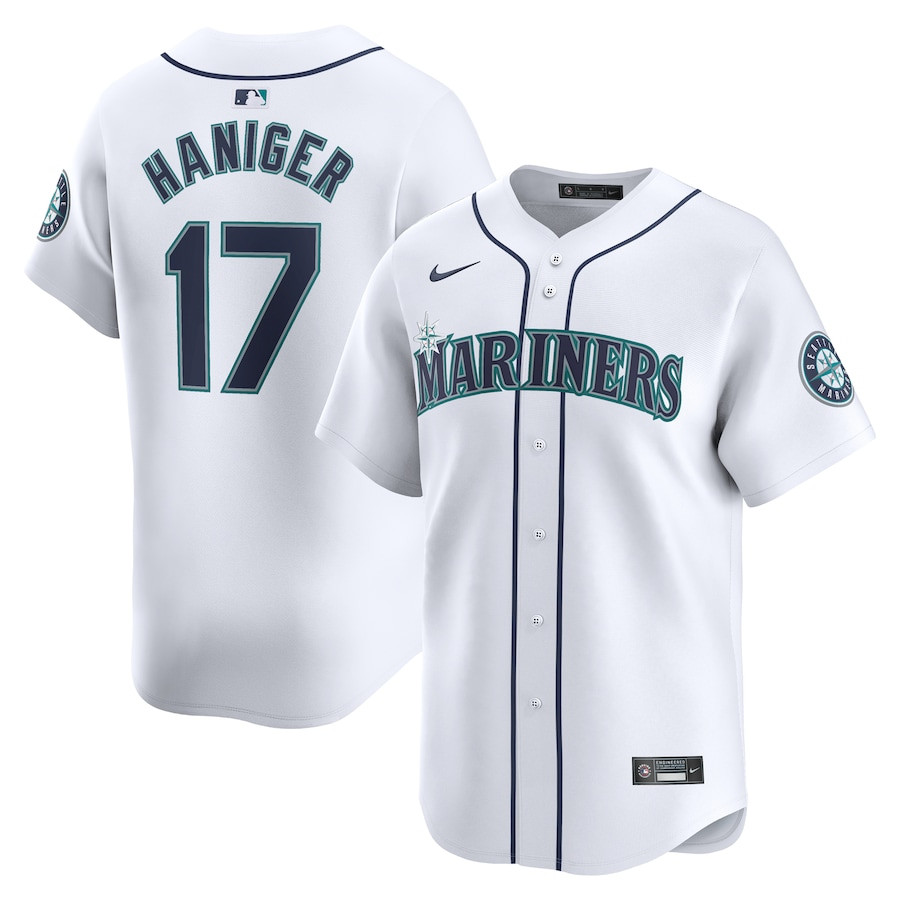 Mitch Haniger 17 Seattle Mariners Home Limited Player Men Jersey - White