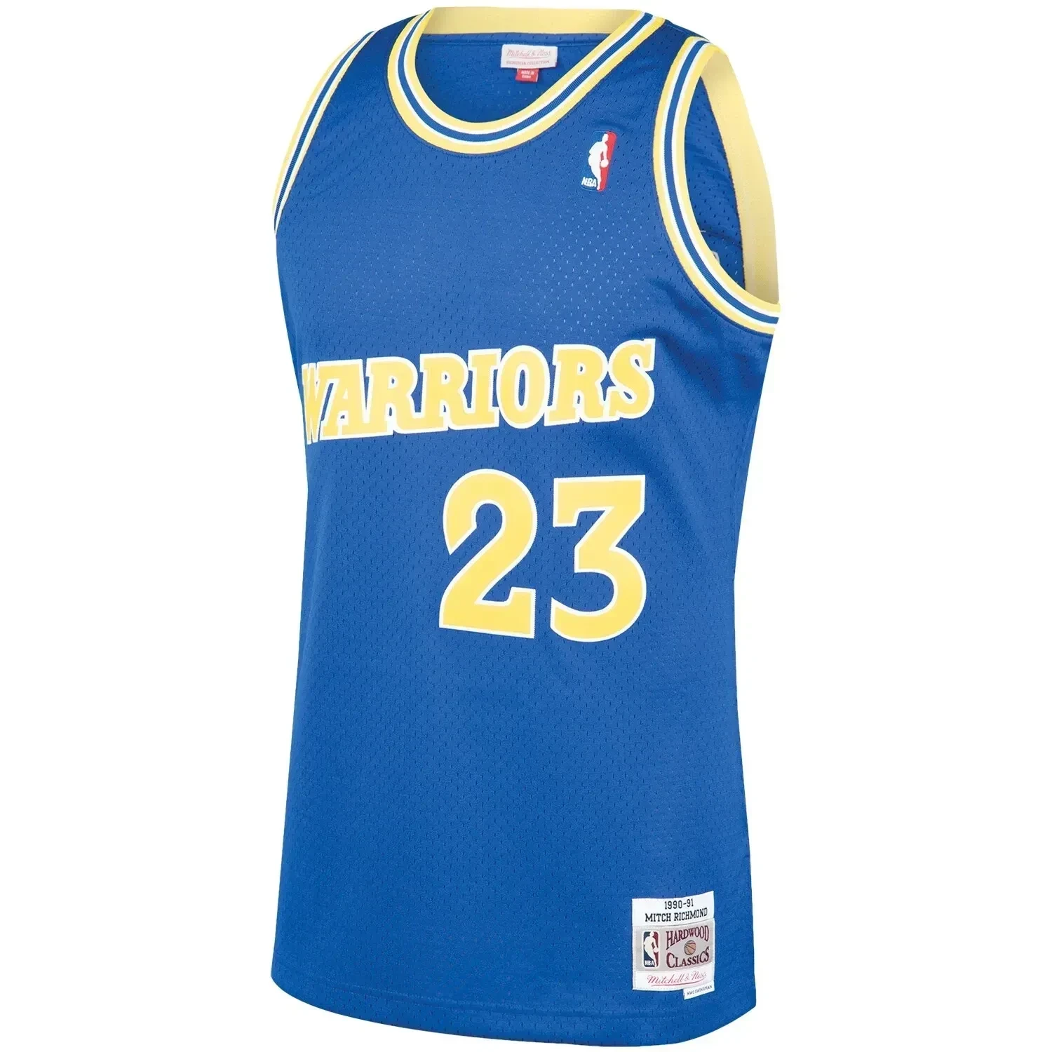 Mitch Richmond Golden State Warriors Mitchell & Ness 1990-91 Hardwood Classics Swingman Player Jersey - Royal - JS182