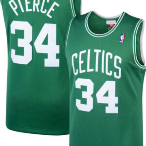 Mitchell & Ness Men's Boston Celtics Paul Pierce 34 Swingman Jersey - JS642