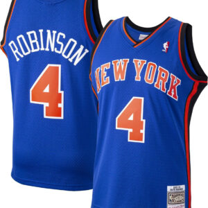 Mitchell & Ness Men's New York Knicks Nate Robinson 4 Swingman Blue Jersey - JS770