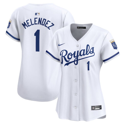 MJ Melendez 1 Kansas City Royals Women Home Limited Player Jersey - White