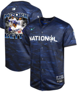Mookie Betts 50 Los Angeles Dodgers Posture 2023 All-Star Game Limited Player YOUTH Jersey - Royal