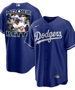 Mookie Betts 50 Los Angeles Dodgers Posture 2023 Alternate Player Men Jersey - Royal