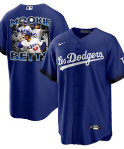Mookie Betts 50 Los Angeles Dodgers Posture 2023 City Connect Player Men Jersey - Royal