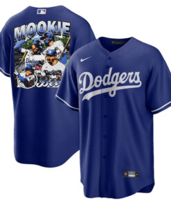 Mookie Betts 50 Los Angeles Dodgers Stadium 2023 Alternate Player Men Jersey - Royal