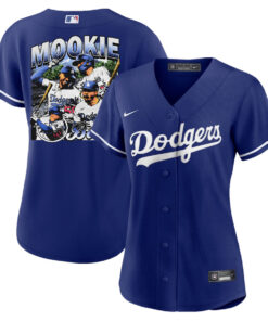 Mookie Betts 50 Los Angeles Dodgers Stadium 2023 Alternate Player Women Jersey - Royal