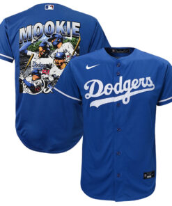 Mookie Betts 50 Los Angeles Dodgers Stadium 2023 Alternate Player YOUTH Jersey - Royal