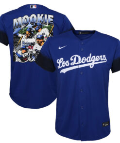 Mookie Betts 50 Los Angeles Dodgers Stadium 2023 City Connect Player YOUTH Jersey - Royal