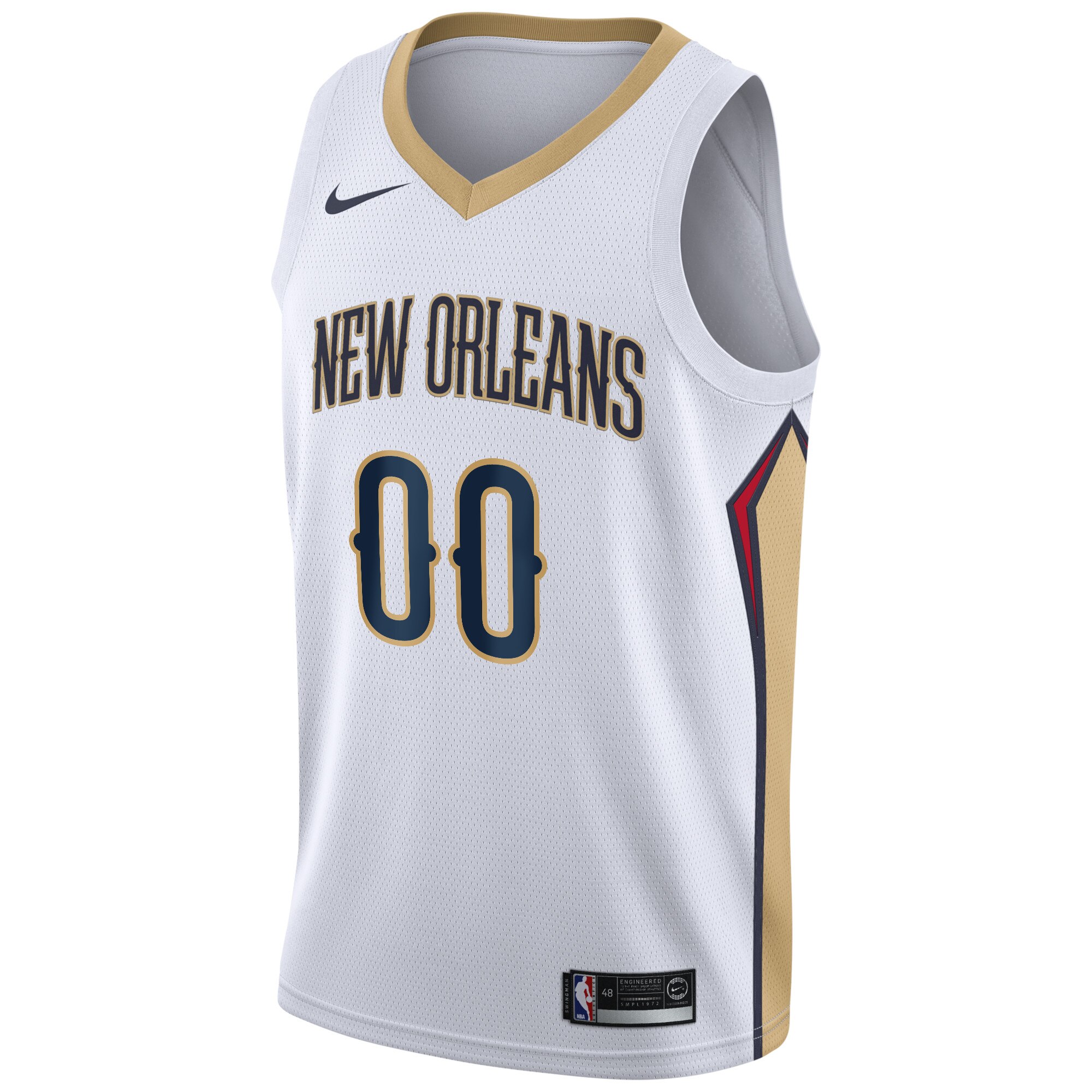 New Orleans Pelicans Association Swingman Jersey - Custom - Mens - JS183