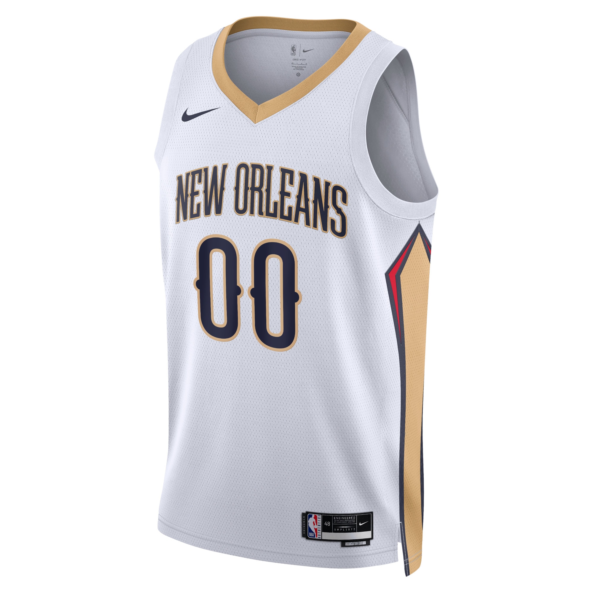 New Orleans Pelicans Association Swingman Jersey - Custom - Unisex - JS442
