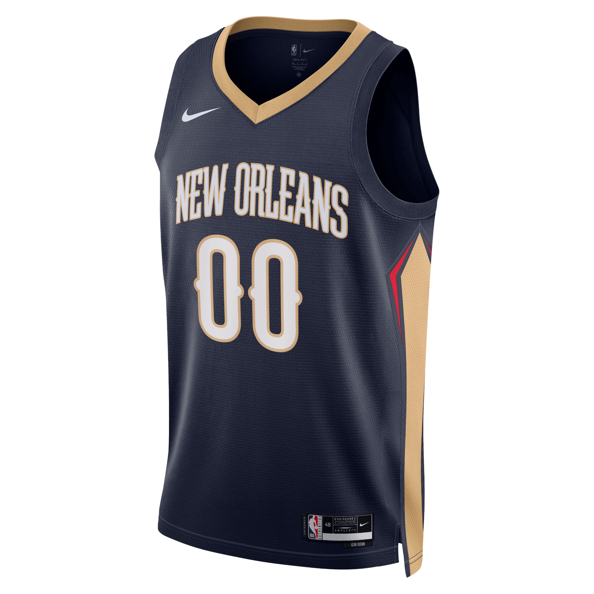 New Orleans Pelicans Icon Swingman Jersey - Custom - Unisex - JS486
