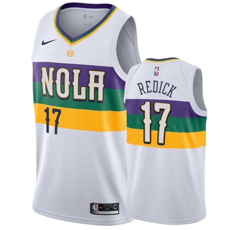 New Orleans Pelicans J.j. Redick 17 City Men's Jersey - JS140