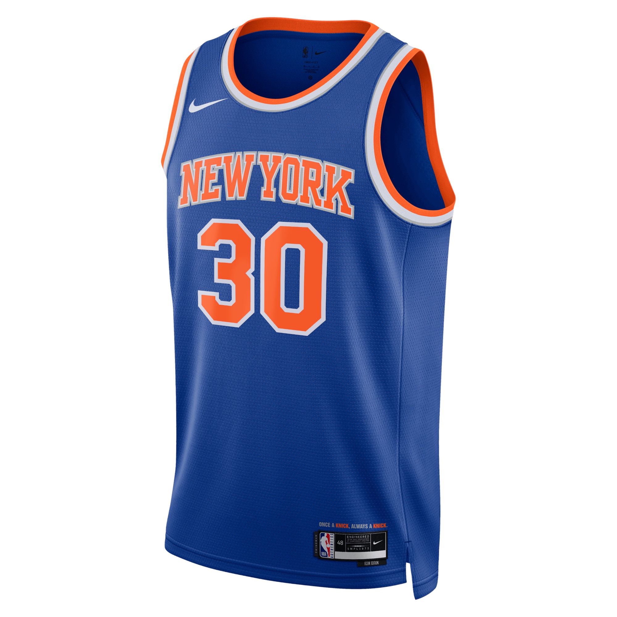 New York Knicks Icon Edition Swingman Jersey - Blue - Julius Randle - Unisex - JS501
