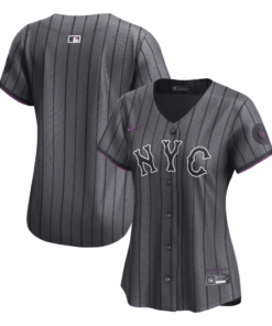 New York Mets 2024 City Connect Limited Women Jersey - Graphite