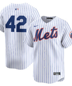 New York Mets 2024 Jackie Robinson Day Home Men Limited Jersey - White