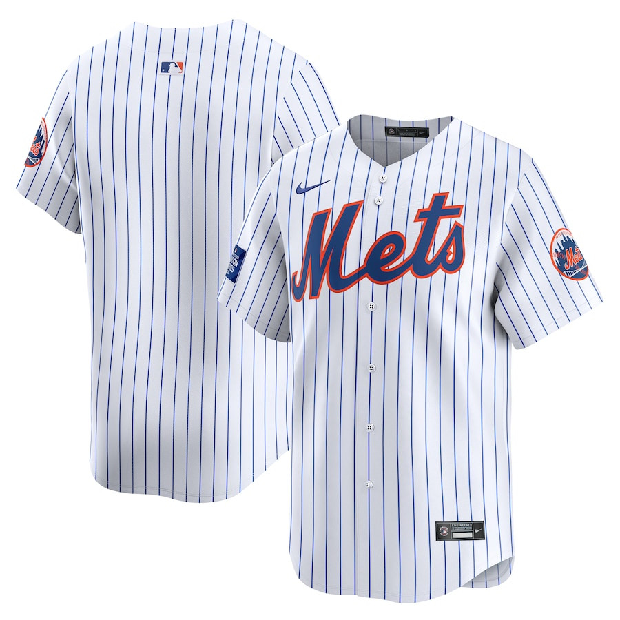New York Mets 2024 MLB World Tour London Series Home Limited Men Jersey - White