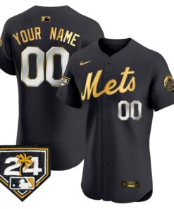 New York Mets 2024 Spring Training Vapor Premier Elite Custom Jersey V2