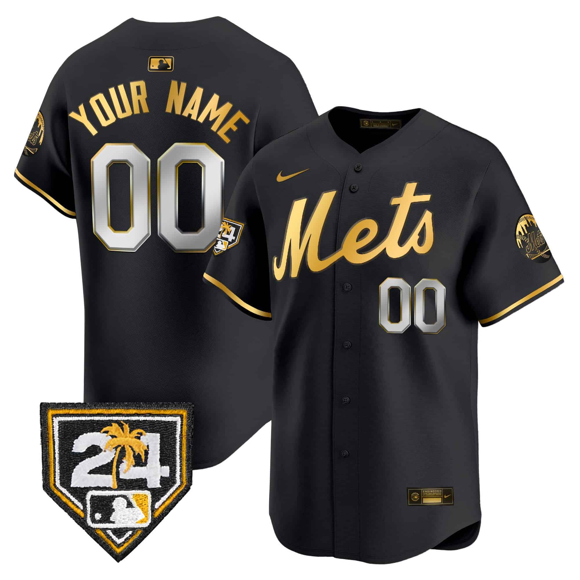 New York Mets 2024 Spring Training Vapor Premier Limited Custom Jersey V2