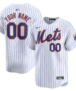 New York Mets Home Limited Custom YOUTH Jersey - White