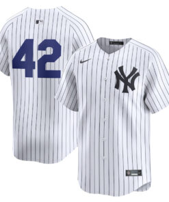 New York Yankees 2024 Jackie Robinson Day Home Men Limited Jersey - White