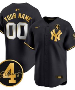 New York Yankees Lou Gehrig Patch Vapor Premier Limited Custom Jersey