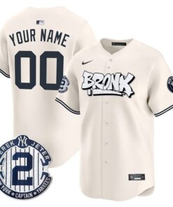 New York Yankees The Bronx Graffiti Vapor Premier Limited Custom Jersey V3
