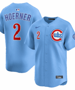 Nico Hoerner 2 Chicago Cubs Limited Alternate 2 Men Jersey - Baby Blue