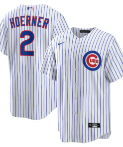 Nico Hoerner 2 Chicago Cubs Men Jersey - White