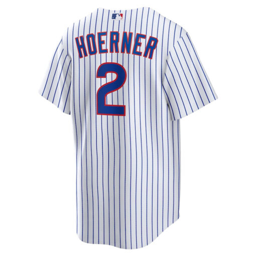 Nico Hoerner 2 Chicago Cubs Men Jersey - White - Image 3