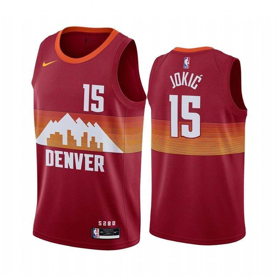 Nikola Jokic Denver Nuggets Social Recap Orange City Edition Jersey New Uniform - JS881