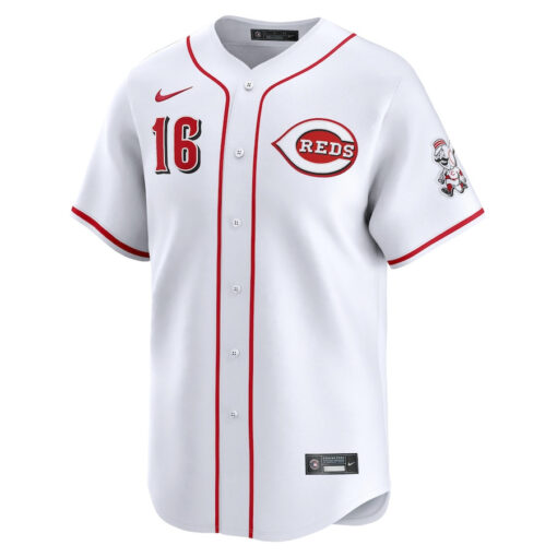 Noelvi Marte 16 Cincinnati Reds Home Limited Men Jersey - White - Image 2
