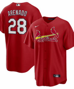 Nolan Arenado 28 St. Louis Cardinals Alternate Men Jersey - Red