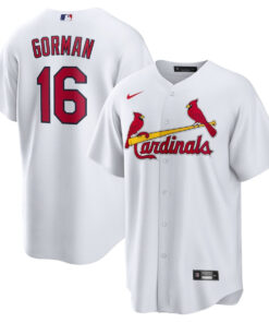 Nolan Gorman St. 16 Louis Cardinals Home Men Jersey - White