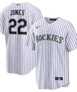 Nolan Jones 22 Colorado Rockies Home Men Jersey - White
