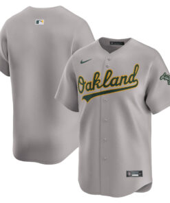 Oakland Athletics Away Limited Men Jersey - Gray