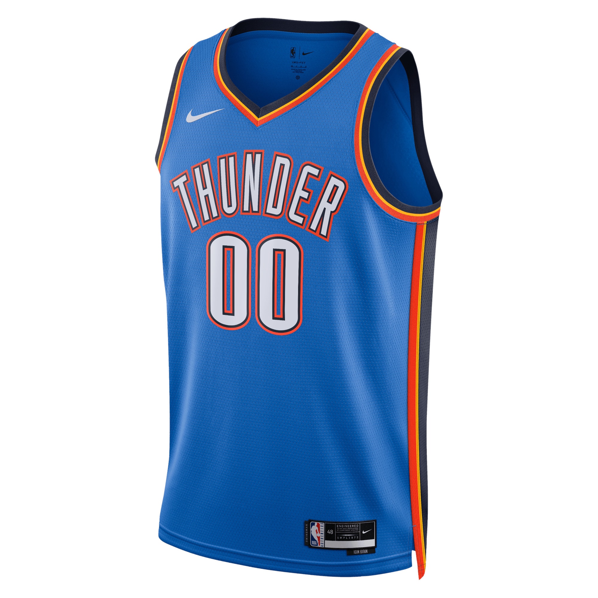 Oklahoma City Thunder Icon Swingman Jersey - Custom - Unisex - JS992